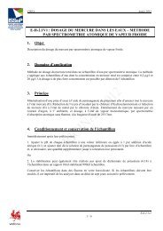 e-ii-2.1 v1 : dosage du mercure dans