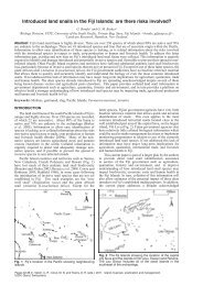 Introduced land snails in the Fiji Islands - IUCN Invasive Species ...