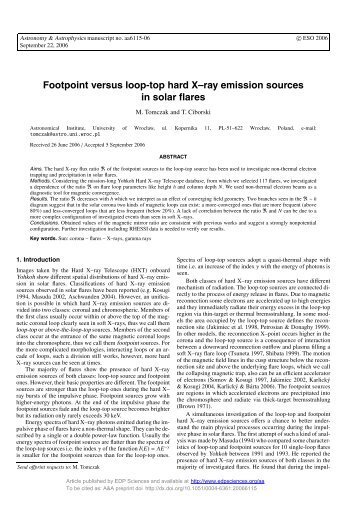 Footpoint versus loop-top hard Xâray emission sources in solar flares