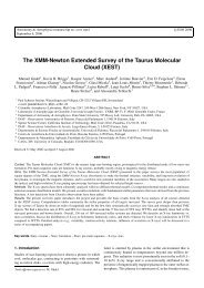 The XMM-Newton Extended Survey of the Taurus Molecular ... - ISDC