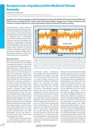 European tree-ring data and the Medieval Climate Anomaly - page