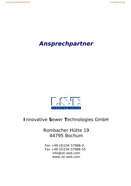 8. Ansprechpartner - Ist-web.com