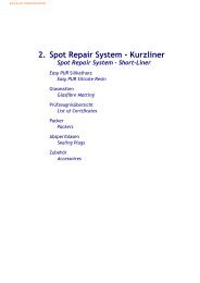 2. Spot Repair System - Kurzliner - Ist-web.com