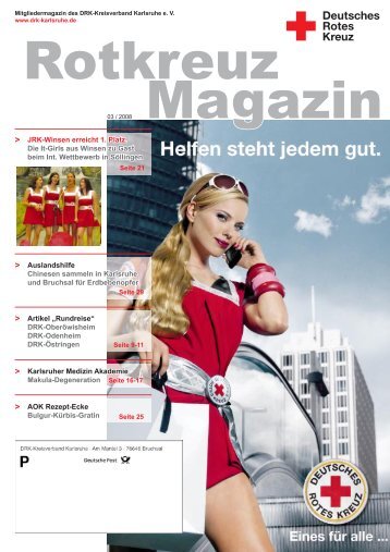 Rk-Magazin-3-2008 - DRK Kreisverband Karlsruhe