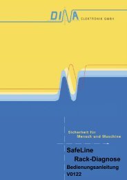 Safeline Rack-Diagnose - DINA Elektronik Gmbh