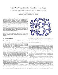 Medial Axis Computation for Planar FreeâForm Shapes - Institute of ...