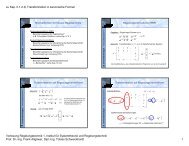 zu Kap. II.1.2 d) Transformation in kanonische Formen ... - uni-stuttgart