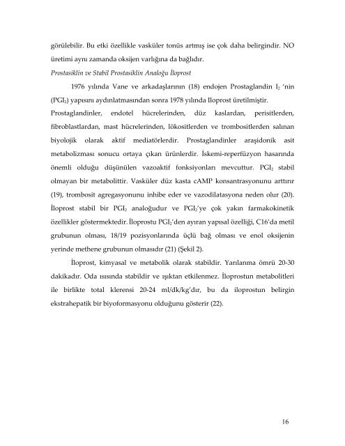 Pulmoner Hipertansiyonlu Mitral Kapak HastalarÄ±nda Ä°loprost ile ...