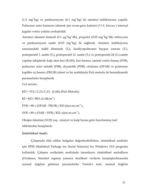 Pulmoner Hipertansiyonlu Mitral Kapak HastalarÄ±nda Ä°loprost ile ...