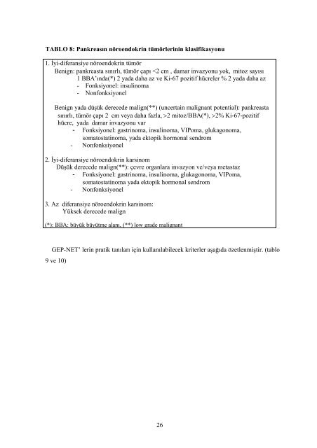 gastroenteropankreatik nÃ¶roendokrin tÃ¼mÃ¶rlerde cox-2 ekspresyon