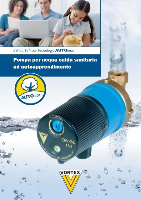 Pompa per acqua calda sanitaria ad autoapprendimento