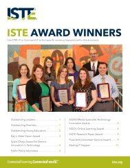 View previous award winners (PDF). - ISTE