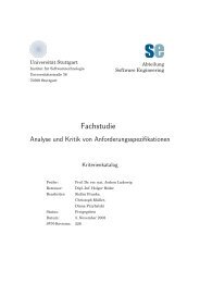 Kriterienkatalog (PDF) - Institut fÃ¼r Softwaretechnologie