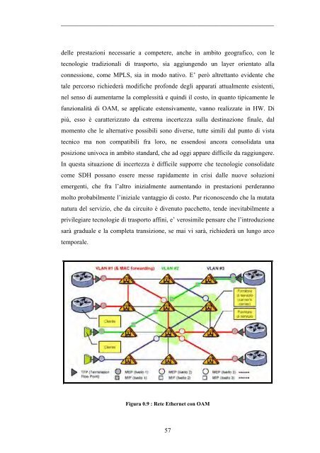 Test bed per la valutazione della QualitÃ  del Servizio in reti ottiche ...