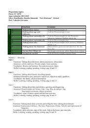 Programma inglese Classe I C AFM Anno scolastico 2012-2013 ...