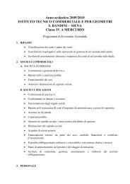 Economia Aziendale - Istituto Tecnico 