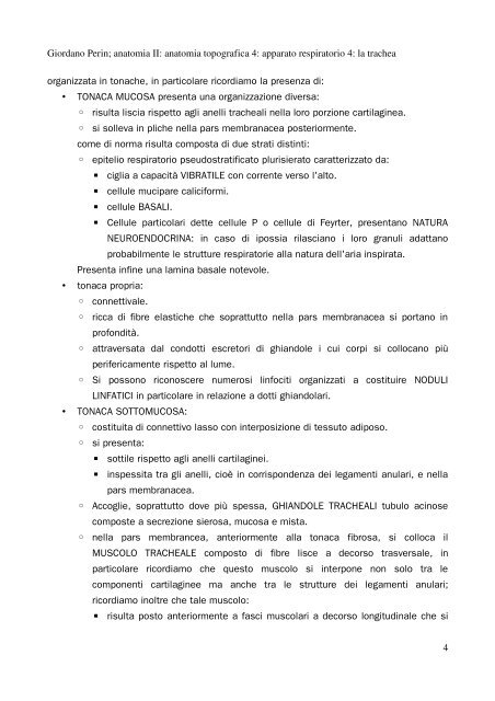 APPUNTI DI ANATOMIA II - Istituto Comprensivo "G. Palatucci"