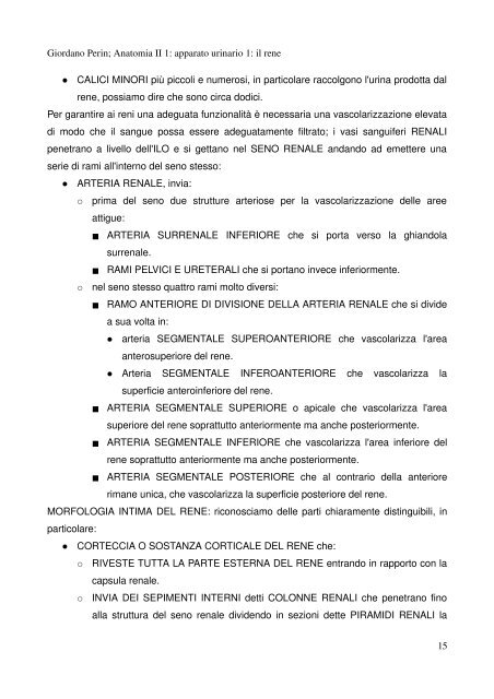 APPUNTI DI ANATOMIA II - Istituto Comprensivo "G. Palatucci"