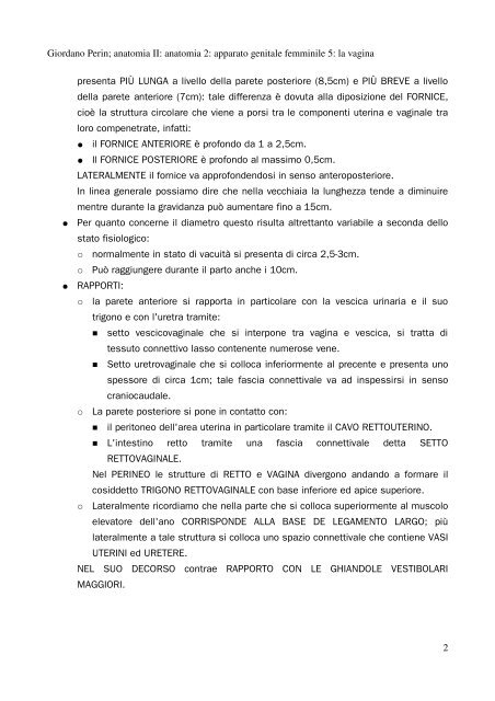 APPUNTI DI ANATOMIA II - Istituto Comprensivo "G. Palatucci"