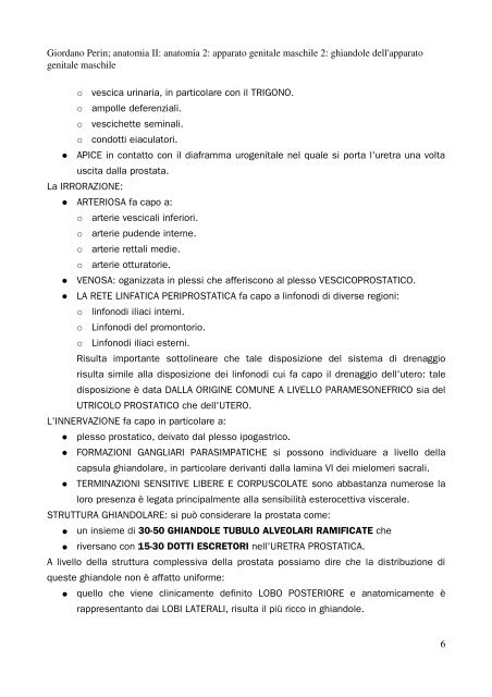 APPUNTI DI ANATOMIA II - Istituto Comprensivo "G. Palatucci"