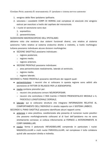 APPUNTI DI ANATOMIA II - Istituto Comprensivo "G. Palatucci"