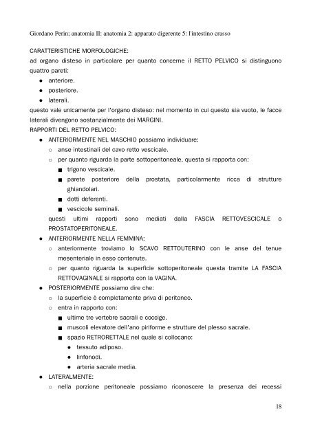 APPUNTI DI ANATOMIA II - Istituto Comprensivo "G. Palatucci"