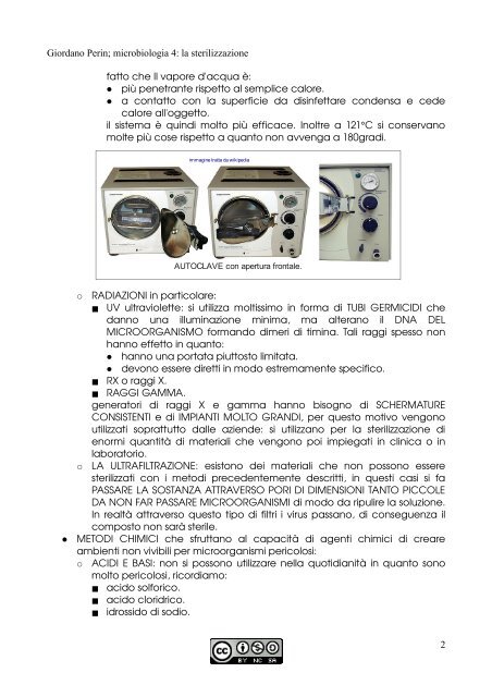 APPUNTI DI MICROBIOLOGIA - Istituto Comprensivo "G. Palatucci"