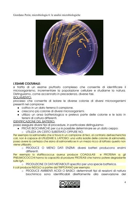 APPUNTI DI MICROBIOLOGIA - Istituto Comprensivo "G. Palatucci"