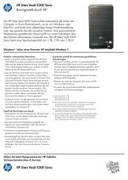 HP Data Vault X300 Serie - HP - Hewlett Packard