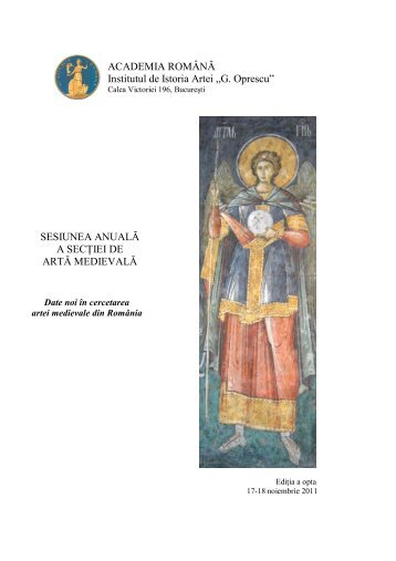 SESIUNEA ANUALÄ A SECÅ¢IEI DE ARTÄ MEDIEVALÄ