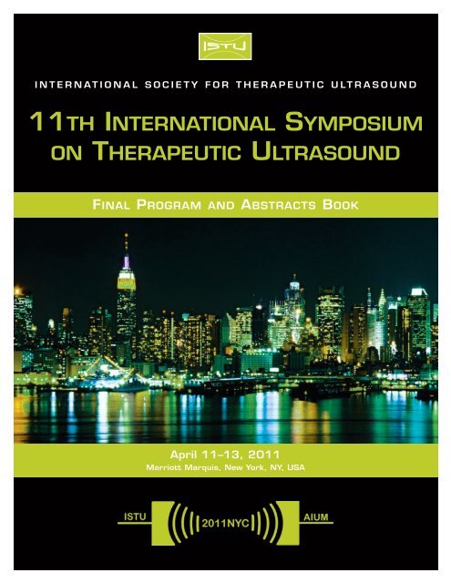 Final Program - International Society for Therapeutic Ultrasound