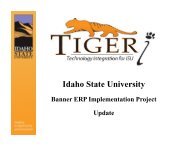 See What We've Accomplished - Idaho State University