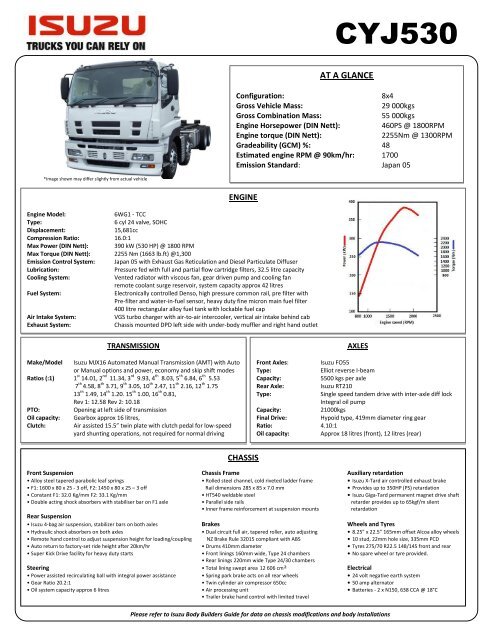 ISUZU トラック Isuzu-Giga-Tractor-Truck-with-