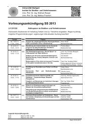 Ãbersicht Ã¼ber Inhalte und Termine der Veranstaltung - Institut fÃ¼r ...