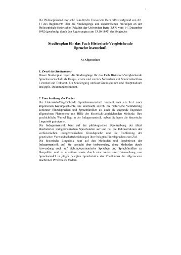 Historisch-Vergleichende Sprachwissenschaft (pdf, 91KB)