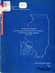 Evaluation methods for detecting coliforms and fecal streptococci in ...