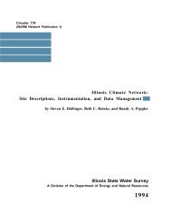 Illinois Climate Network: Site Descriptions, Instrumentation, and ...