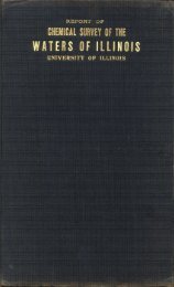 Report of Chemical Survey of the Waters of Illinois - Illinois State ...