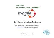 Der Kunde in agilen Projekten - it-agile