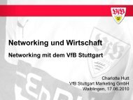 Networking mit dem VfB Stuttgart - IT-Brunch