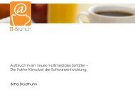 Aufbruch in ein neues multimediales Zeitalter â Der ... - IT-Brunch