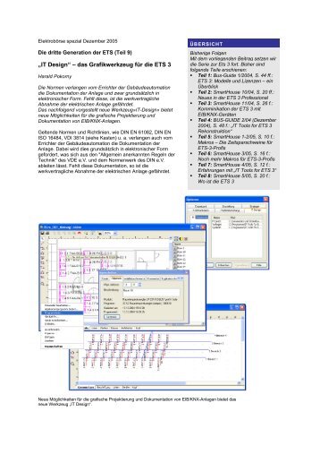 Die dritte Generation der ETS (Teil 9) - IT GmbH