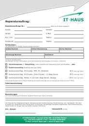 Reparaturauftrag [PDF] - IT-Haus GmbH