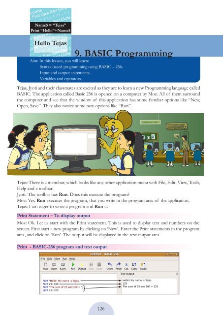 9. BASIC Programming