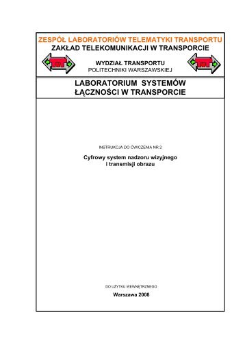 laboratorium systemów łączności w transporcie - Transportu