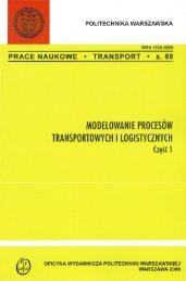 Modelowanie procesów transportowych i logistycznych cz. 1