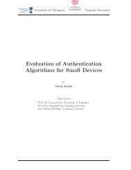 Evaluation of Authentication Algorithms for Small Devices