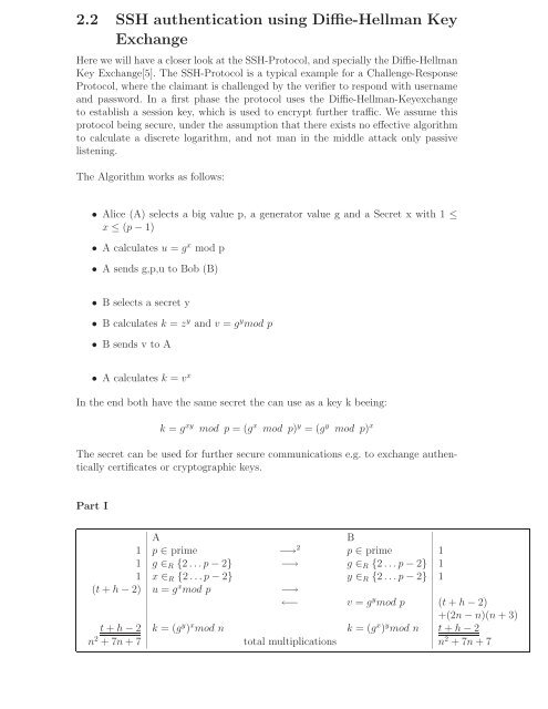 Evaluation of Authentication Algorithms for Small Devices