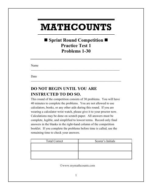 MATHCOUNTS