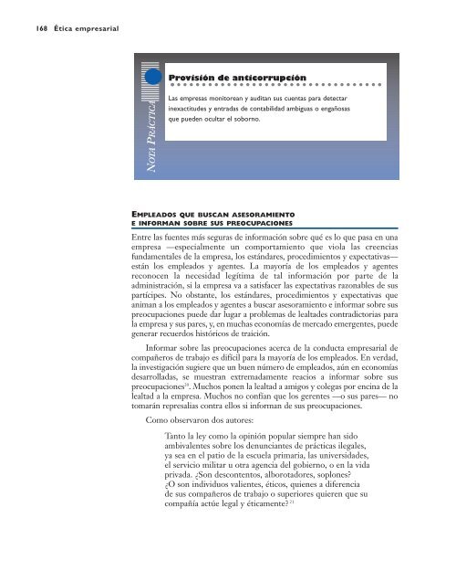 Comunicaciones y evaluación de la ética empresarial